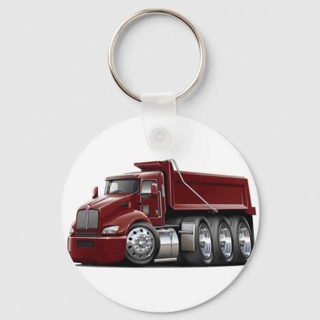 Chaveiro Kenworth T440 Maroon Truck (Frente)