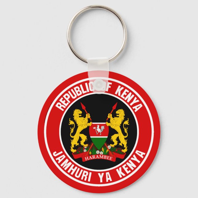 Chaveiro Kenya Round Emblem (Frente)
