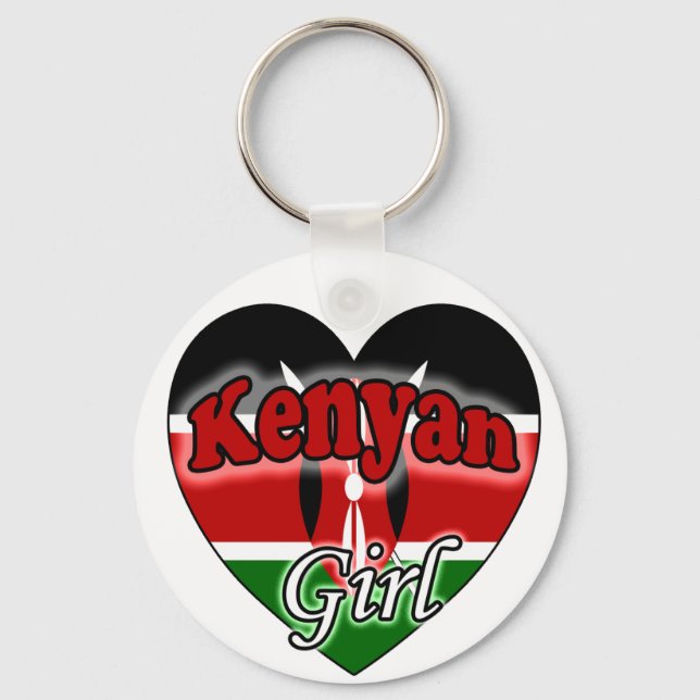 Chaveiro Kenyan Girl (Frente)