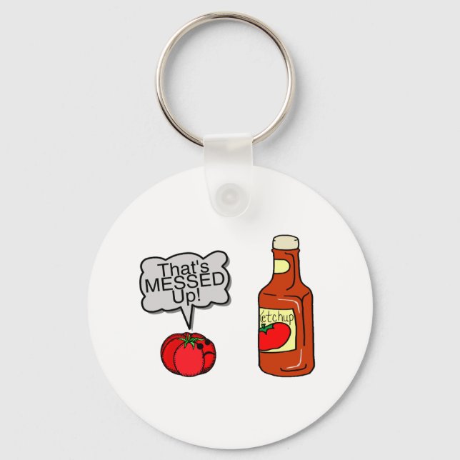 Chaveiro Ketchup Mensado (Frente)