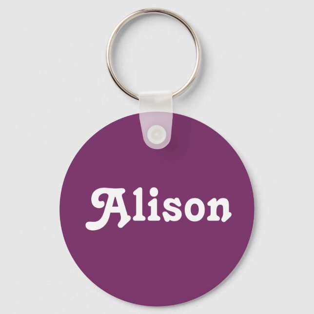 Chaveiro Key Chain Alison (Frente)