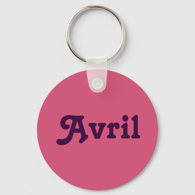Chaveiro Key Chain Avril (Frente)