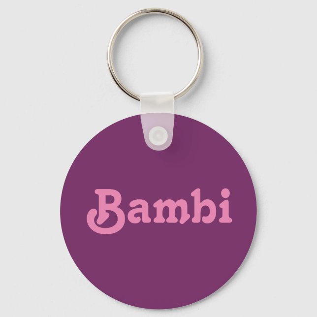Chaveiro Key Chain Bambi (Frente)