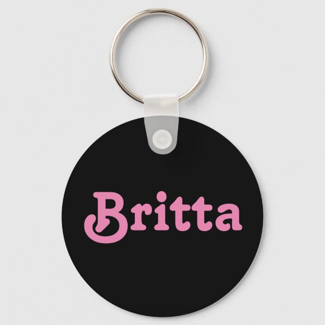 Chaveiro Key Chain Britta (Frente)
