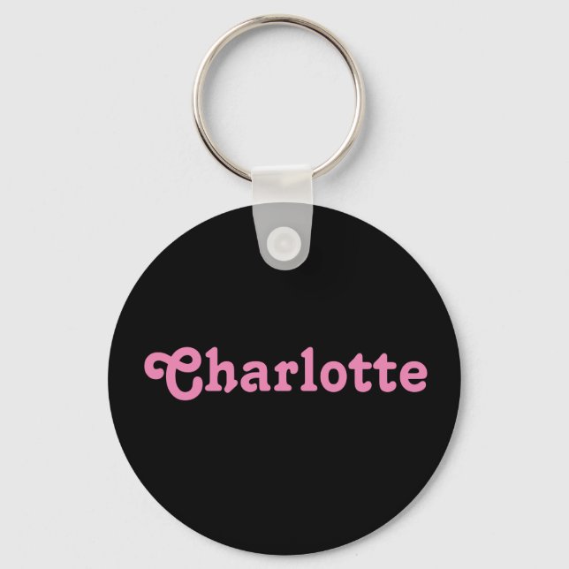 Chaveiro Key Chain Charlotte (Frente)