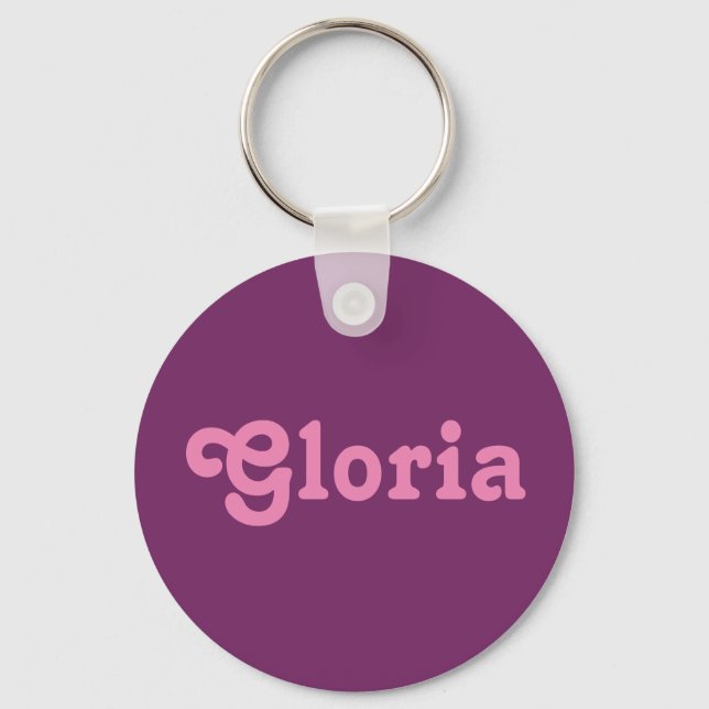 Chaveiro Key Chain Gloria (Frente)