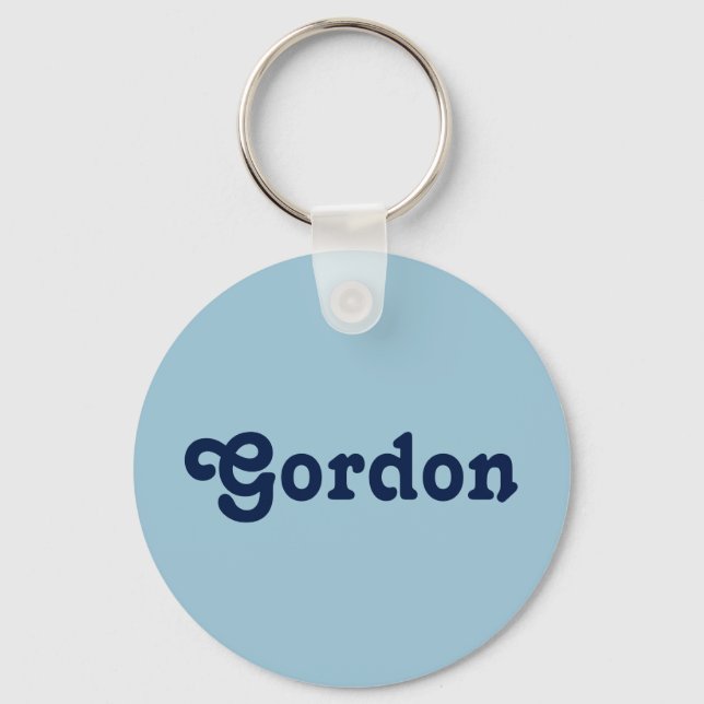 Chaveiro Key Chain Gordon (Frente)