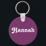Chaveiro Key Chain Hannah<br><div class="desc">Key Chain Hannah</div>