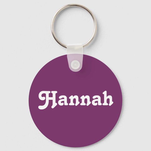 Chaveiro Key Chain Hannah (Frente)