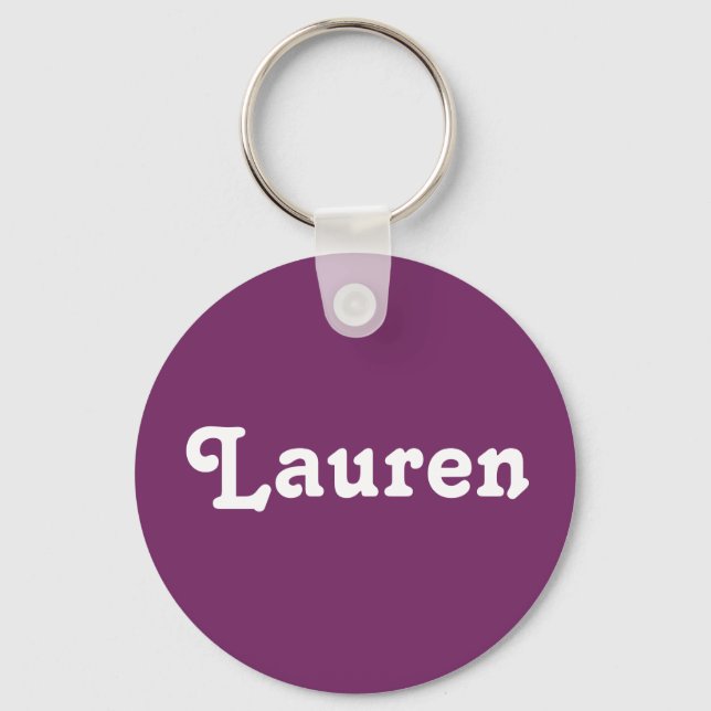 Chaveiro Key Chain Lauren (Frente)