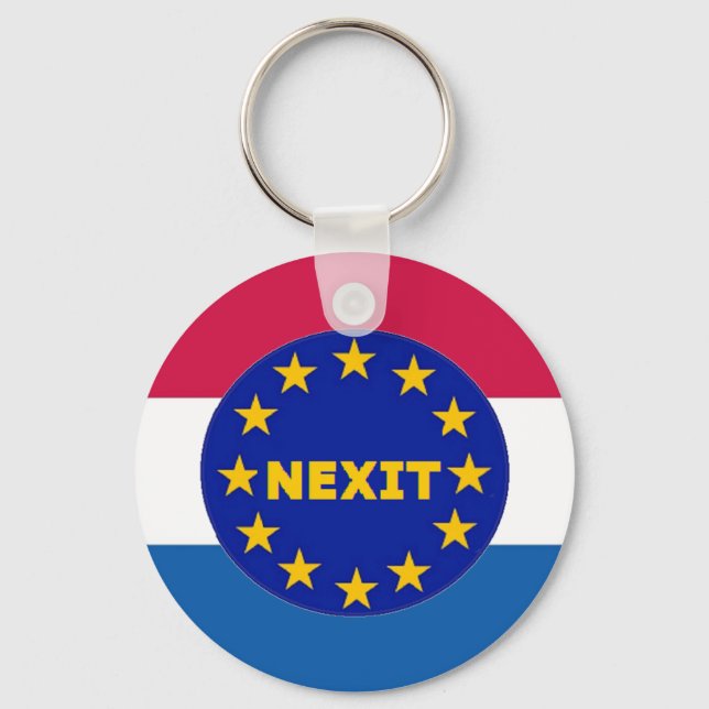 Chaveiro Key Chain Netherlands Flag EU Nexit (Frente)