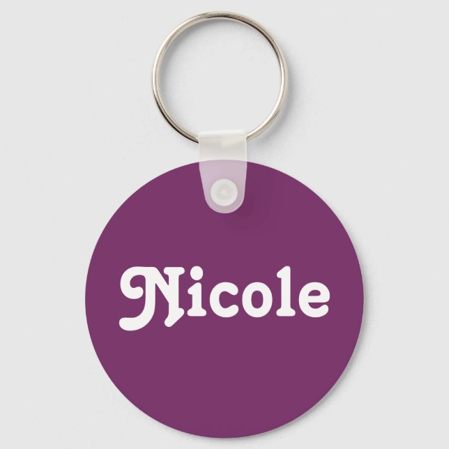 Chaveiro Key Chain Nicole (Frente)
