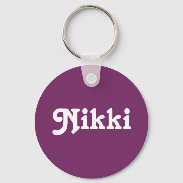 Chaveiro Key Chain Nikki (Frente)
