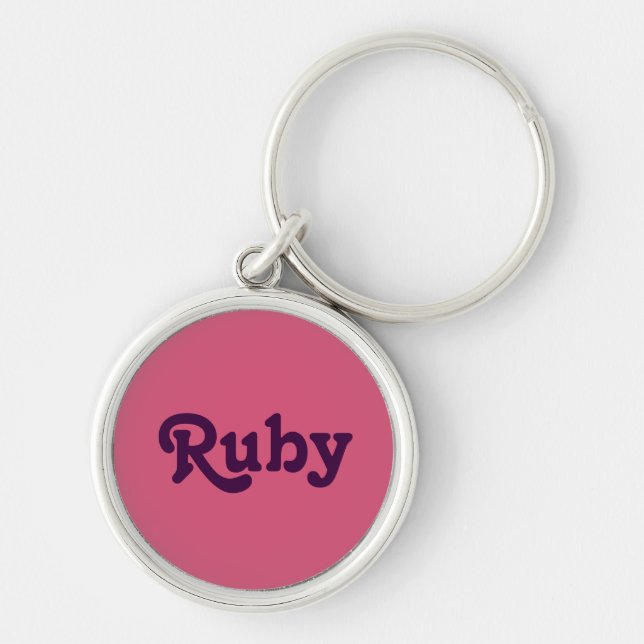 Chaveiro Key Chain Ruby (Frente)