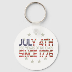 Chaveiro Key Fob: 4 de julho - 1776 - 250 Anos!