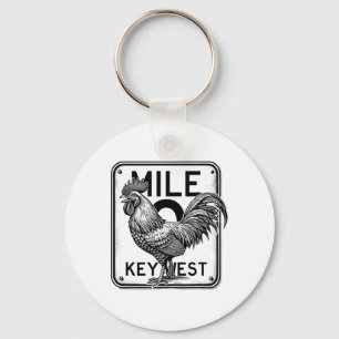 Chaveiro Key West Flórida Frango Retro Milha 0 Galo Milha