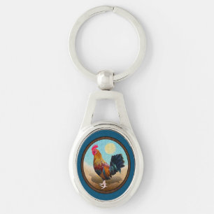 Chaveiro Key West - Vintage Oval do Gypsy Rooster