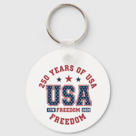 Chaveiro Keychain-America Patriotic 250th Anniversary
