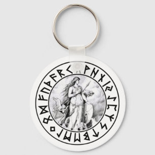 Chaveiro keychain Freya Rune Shield