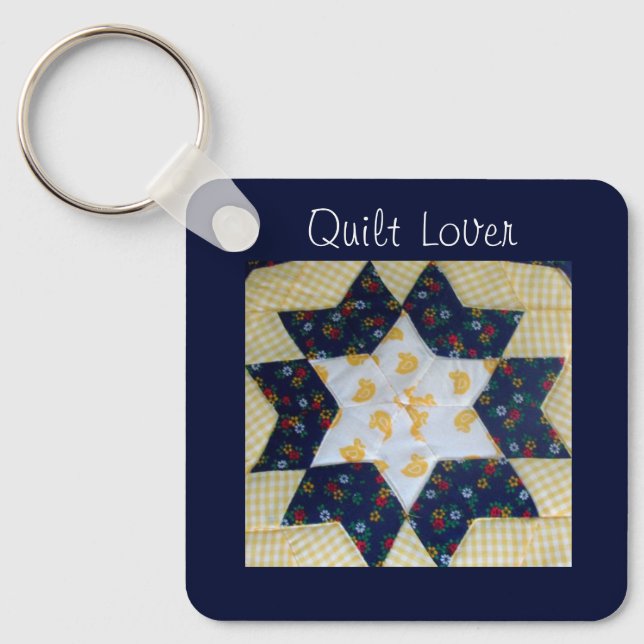 Chaveiro Keychain - Quilt Lover (Frente)