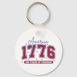 Chaveiro Keychain USA 250th Anniversary Patriotic Keychain