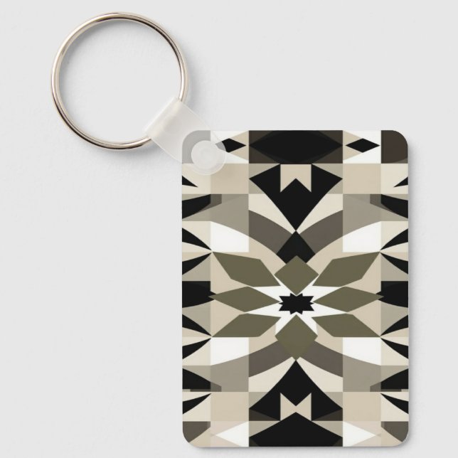Chaveiro Keychains geometry decor  (Frente)