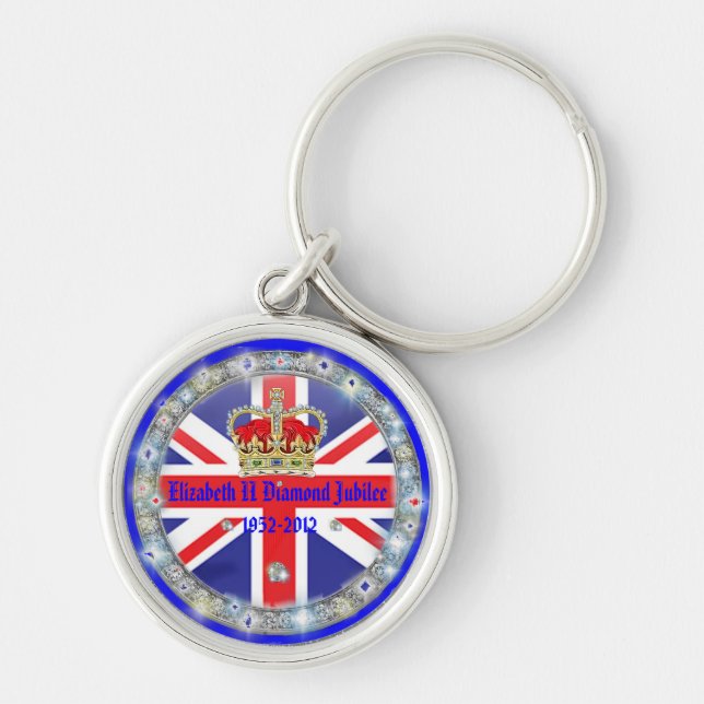 Chaveiro Keyring comemorativo da lembrança do jubileu de (Frente)