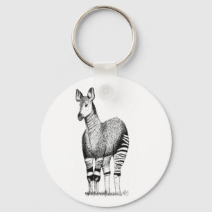 Chaveiro Keyring da arte do Okapi