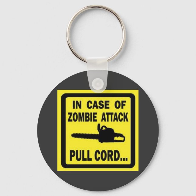CHAVEIRO KEYRING DE ATAQUE ZOMBIE (Frente)