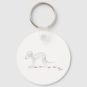 Chaveiro Keyring de Bedlington Terrier