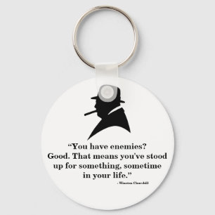 Chaveiro Keyring de Winston Churchill - citações 9