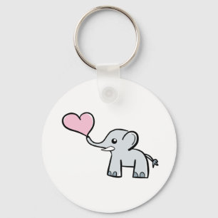 Chaveiro Keyring do amor do elefante