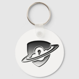 Chaveiro Keyring do logotipo da segurança do Blackwood