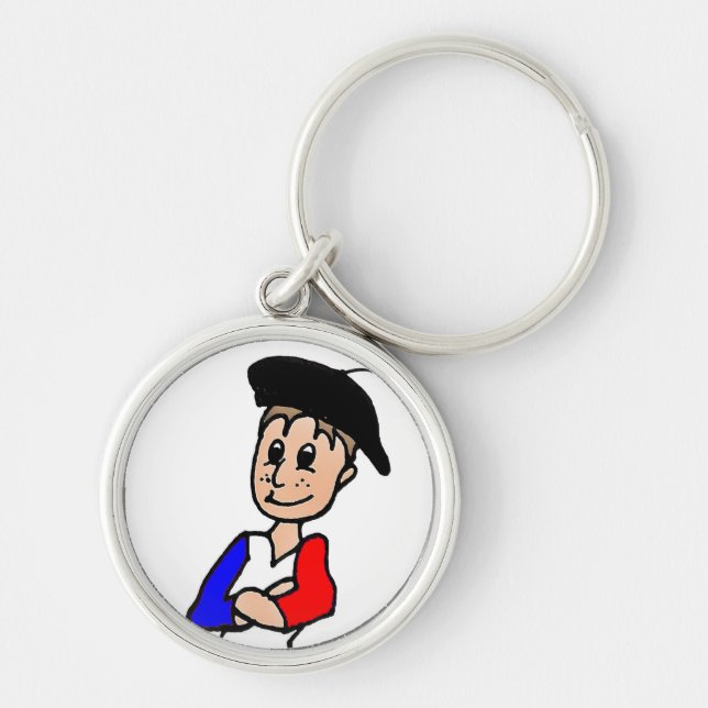 Chaveiro Keyring dos desenhos animados de Pierre do francês (Frente)