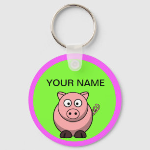 Chaveiro Keyring feito sob encomenda do porco