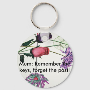 Chaveiro Keyring florido para mães
