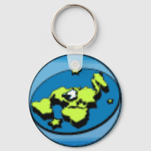 Chaveiro Keyring liso da sociedade da terra
