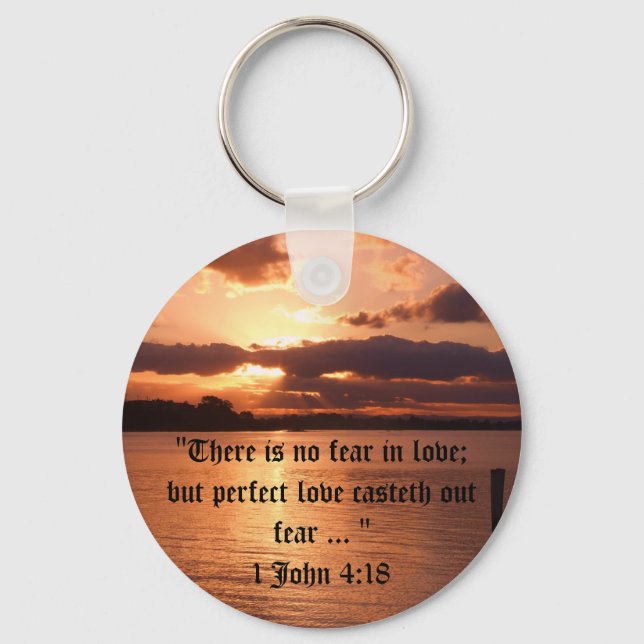 Chaveiro Keyring não tem medo de amar (Frente)
