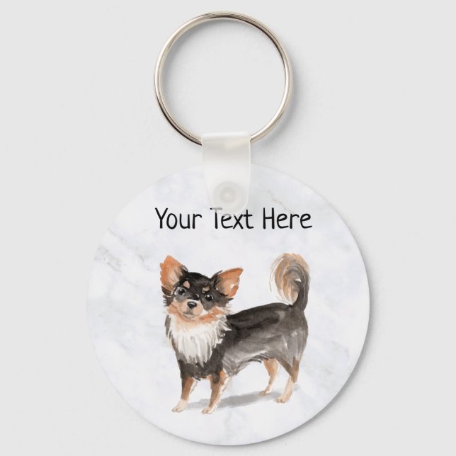 Chaveiro Keyring Personalizado Chihuahua (Frente)