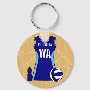 Chaveiro Keyring personalizável Netball Nichola