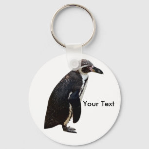 Chaveiro Keyring preto e branco bonito do pinguim de