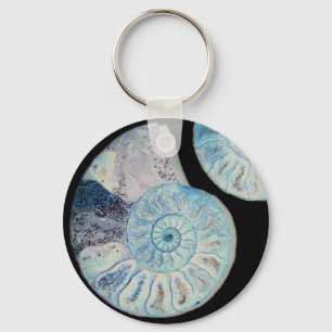 Chaveiro Keyring rachado da amonite