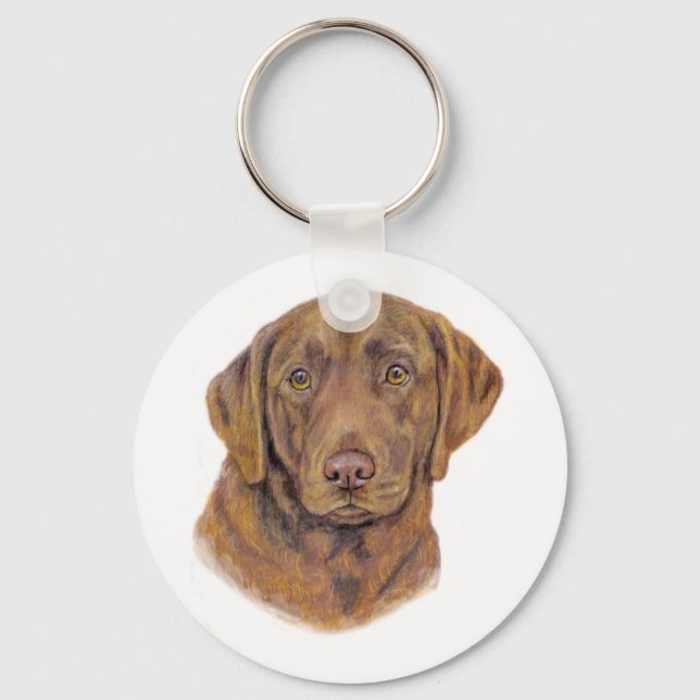 Chaveiro Keyring: Retriever de Compartimento Chesapeake (Frente)