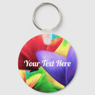 Chaveiro Keyrings coloridos personalizados da pintura da