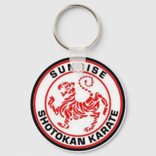 Chaveiro Keyrings do karaté de Shotokan do nascer do sol