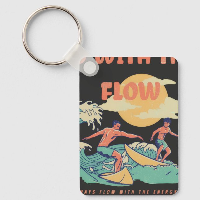 Chaveiro Keys Energy Flow Lessons Learn Keychain (Frente)