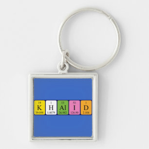 Chaveiro Khalid periódico mesa keyring