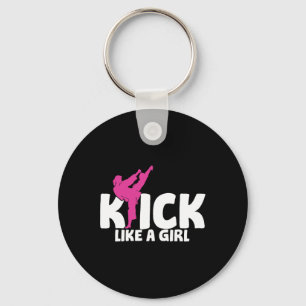 Chaveiro Kickboxer Garota Lutadora Kickboxing Artes Marciai