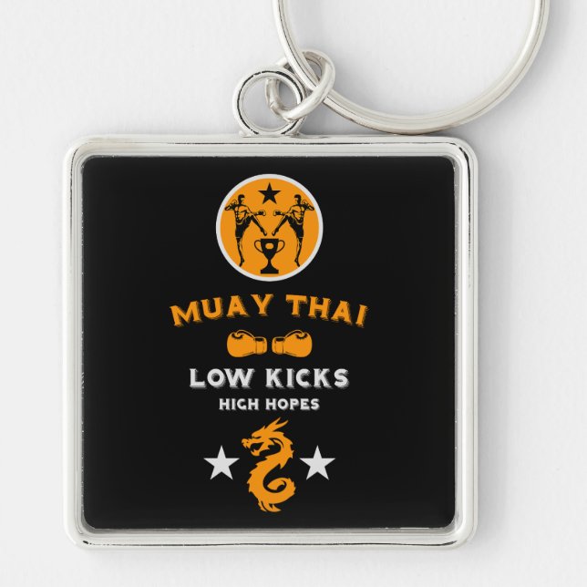 Chaveiro Kickboxer Muay Thai Esporte (Frente)