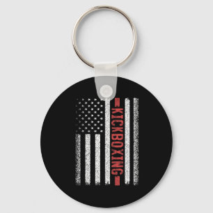 Chaveiro Kickboxing Bandeira Americana 4 De Julho Kickboxer
